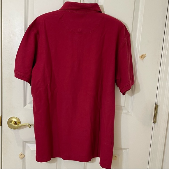 Club Room Deep Raspberry Red Polo Shirt - Picture 8 of 8